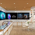 Modern Mobile Phone Store Mobile Phone Store 3d model