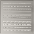 Gypsum Moldings Various Decorative Patterns And Different Styles For Interior Decoration