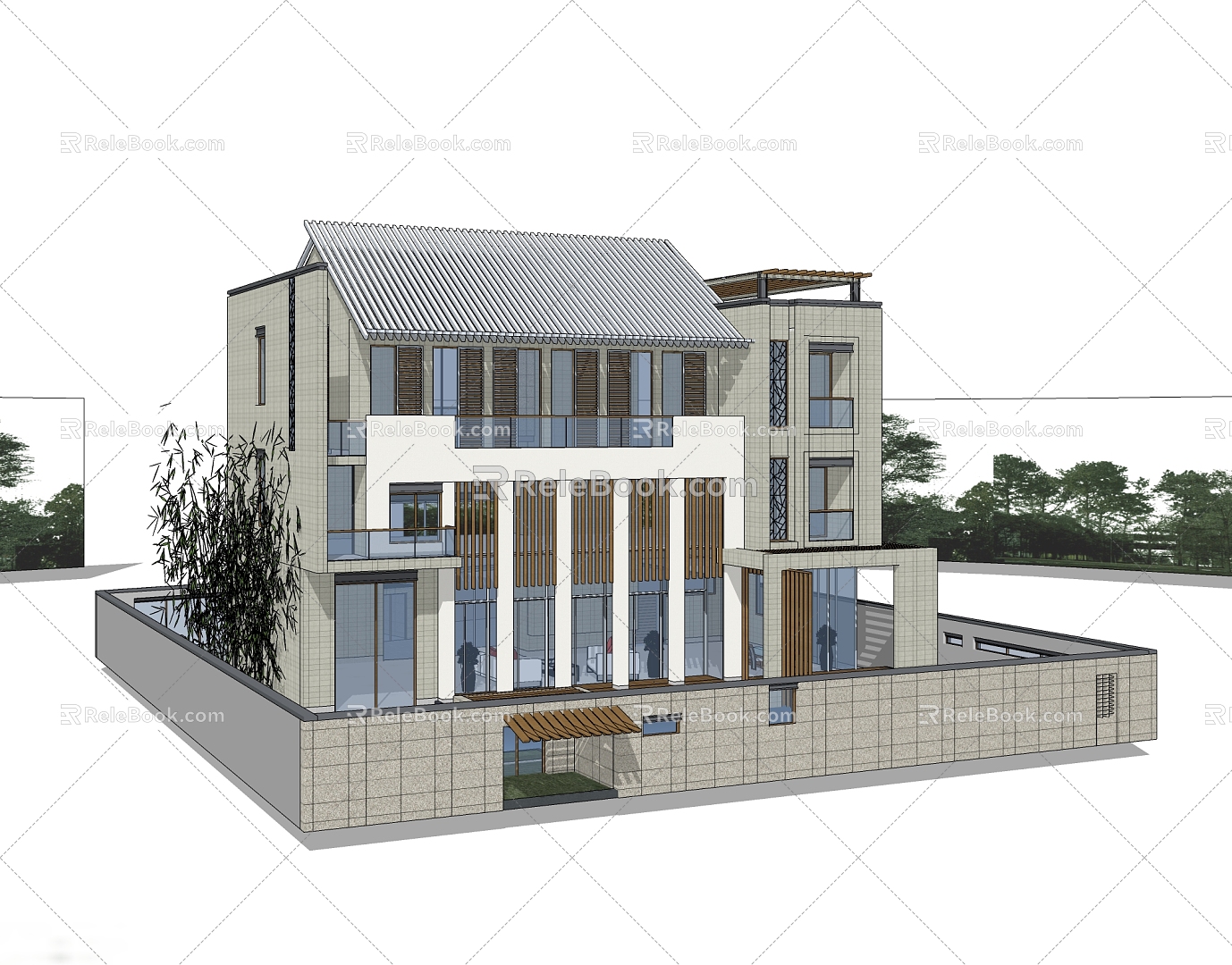 New Chinese Style Villa Villa model