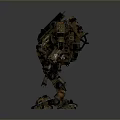 Mech Warrior Mech Soldier Machine Battlearm Mechanical Battlearm Machine Fighter Robot 3d model