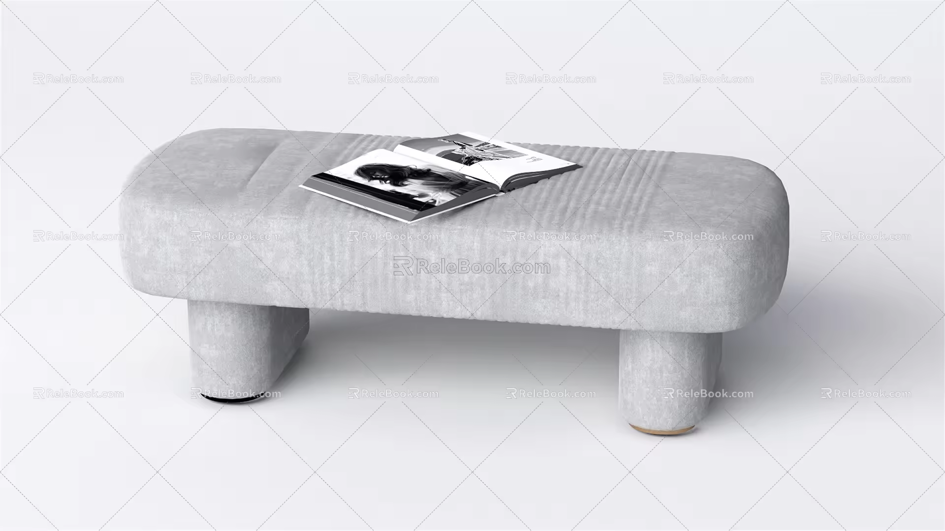 Modern sofa stool sofa stool 3d model