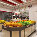 Modern Campus Fruit Store Offers Fresh Quality Produce And Intelligent Convenient One Stop Shopping Experience
