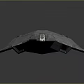 Detailed Sci-Fi Spaceship 3D Model With Armored Hull And Module Structure