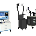 Advanced Mobile Medical Devices With Trolley Mounted Screens And Treatment Units