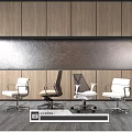 Ergonomic Modern Office Chairs With Swivel Design And Adjustable Features In Interior Space