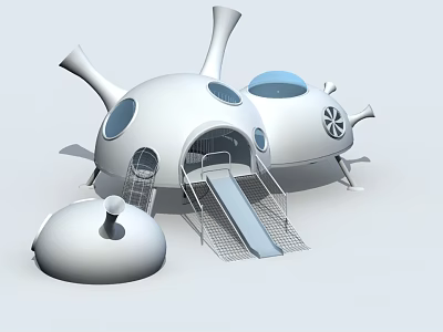 Modern Amusement Equipment 3d model Modern Amusement Equipment 3d model