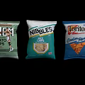Variety of Potato and Corn Chips Featuring LEM NIBBLES and Doritos Cool Ranch