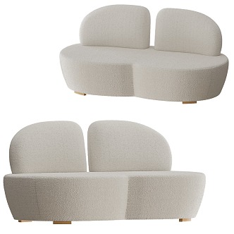 European-style Special-shaped Sofa Curved Sofa European-style Leisure Sofa European-style Fabric Sofa Office Sofa Living Room Sofa Children's Sofa Special-shaped Sofa Household 3d model