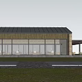 New Chinese Homestay Resort Hotel Chalet Net Celebration Building Forest Residence Bar Rural Architecture 3d model