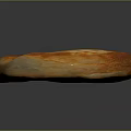 Golden Brown Round Artisan Bread With Crispy Crust And Soft Interior 3d model