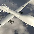 MQ1C Gray Eagle UAV UAV Multi-purpose Tactical UAV 3d model