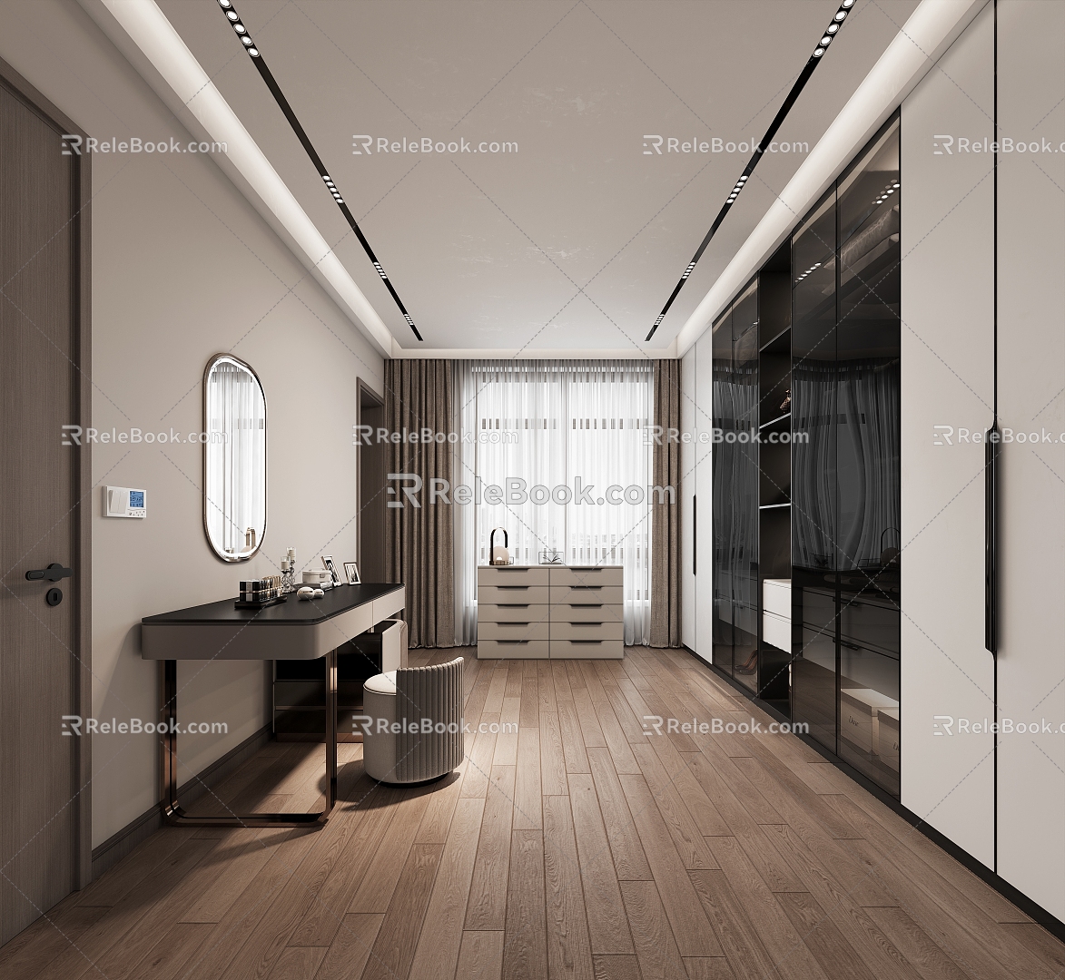 Cloakroom wardrobe dresser 3d model