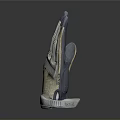 Blue And Beige Protective Gloves With Textured Grip Design And VAX Logo For Everyday Use