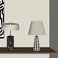 Modern table lamp 3d model