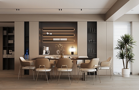 Modern Restaurant 3d model