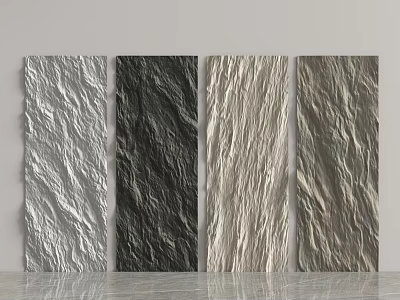 modern rock 3d model modern rock 3d model