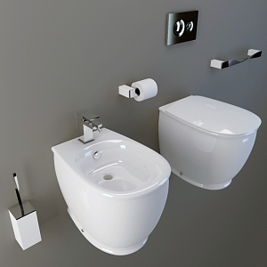 Toilet 3d model