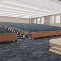 Modern Lecture Hall 3d model