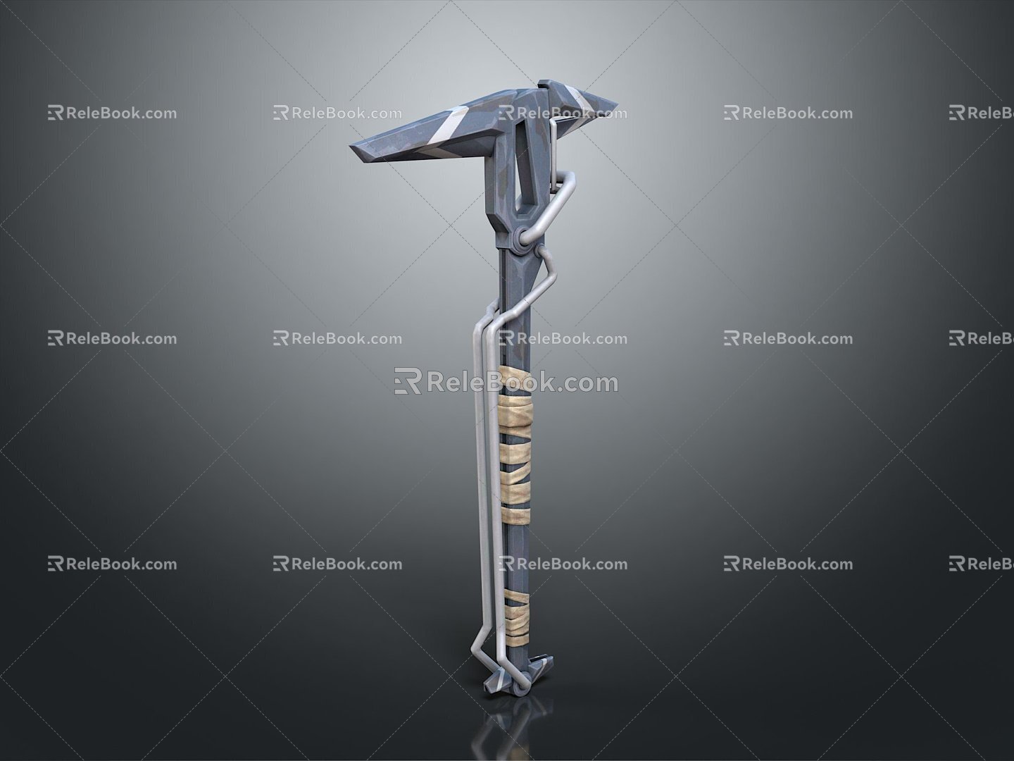 Modern Mountaineering Pick Snow Shovel Mountaineering Shovel Mountaineering Pry 3d model