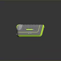 Modern Decorative Ornament Set With Gray Green Accents And Sleek Design