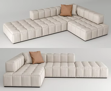 Minotti corner sofa 3d model