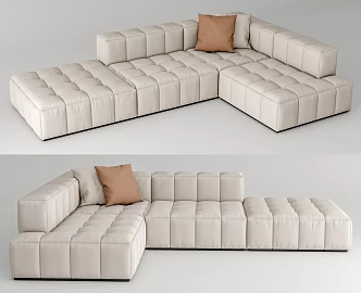 Minotti corner sofa 3d model