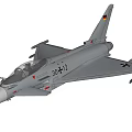 German Flag Fighter Jet Flying with Registration Number 30+71 in Clear Sky