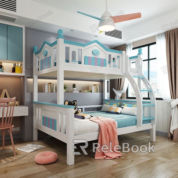 Modern Bed and Bed Children's Bed model