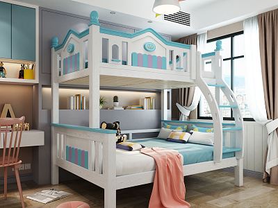 Modern Bed and Bed Children's Bed model