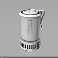 Modern Silver Electric Appliance With Lid Handle And Grille Base Design