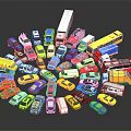 Colorful Miniature Toy Cars Collection With Various Models Different Vehicle Types And Designs