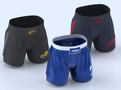 Sports Shorts Sports Pants Shorts Pants Swimming Trunks 3d model Sports Shorts Sports Pants Shorts Pants Swimming Trunks 3d model