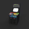 Classic Arcade Entertainment Appliance With Screen Control Panel And Critter Kingdom Game