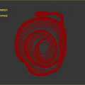 snake bone snake bone 3d model