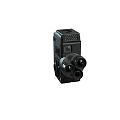 Vintage Twin Lens Reflex Camera Featuring Classic Black Body And Retro Design