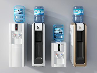 Modern water dispenser water dispenser water purifier 3d model