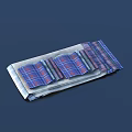 Folded Soft Plaid Pattern Fabric Household Essentials For Daily Use And Decoration