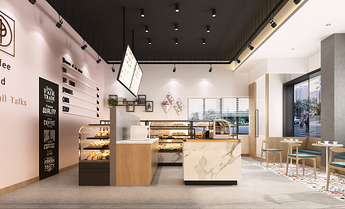 Modern Bakery 3d model