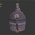 Industrial Mechanical Pump With Metal Casing Drainage Holes And Colored Cables