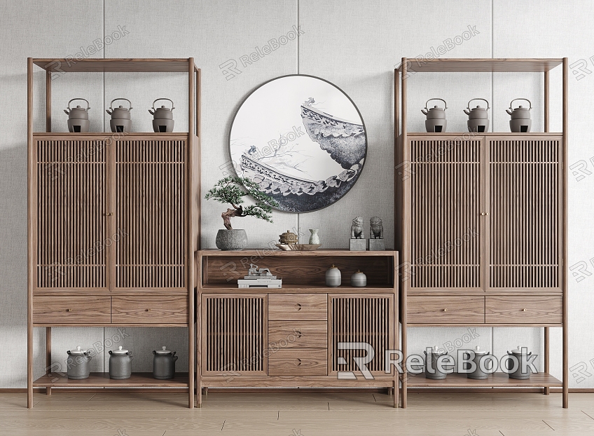 New Chinese Antique Rack model