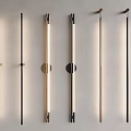 Modern Contemporary Wall Lamps With Various Linear Designs And Black Gold Finishes