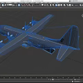 Military Transport Aircraft With Four Propeller Engines Gray Body Long Wings And Serial Number 044130