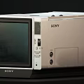 Sony TV monitor computer is old 3d model