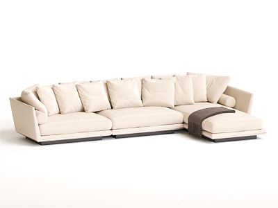 modern corner sofa leisure sofa 3d model