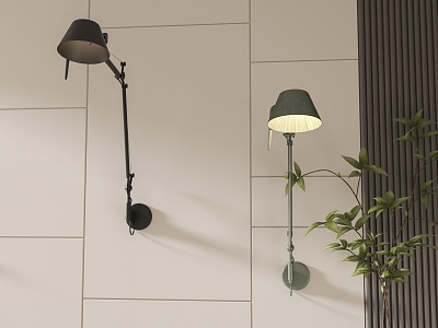 Wall lamp combination model