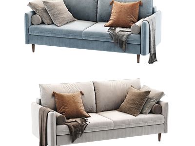 Modern double sofa model