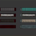 Colorful Long Strip Panels In Multiple Colors For Home Decor Design Elements