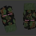 Camouflaged Military Vehicles With Roof Mounted Guns Armored Design And Off Road Tires