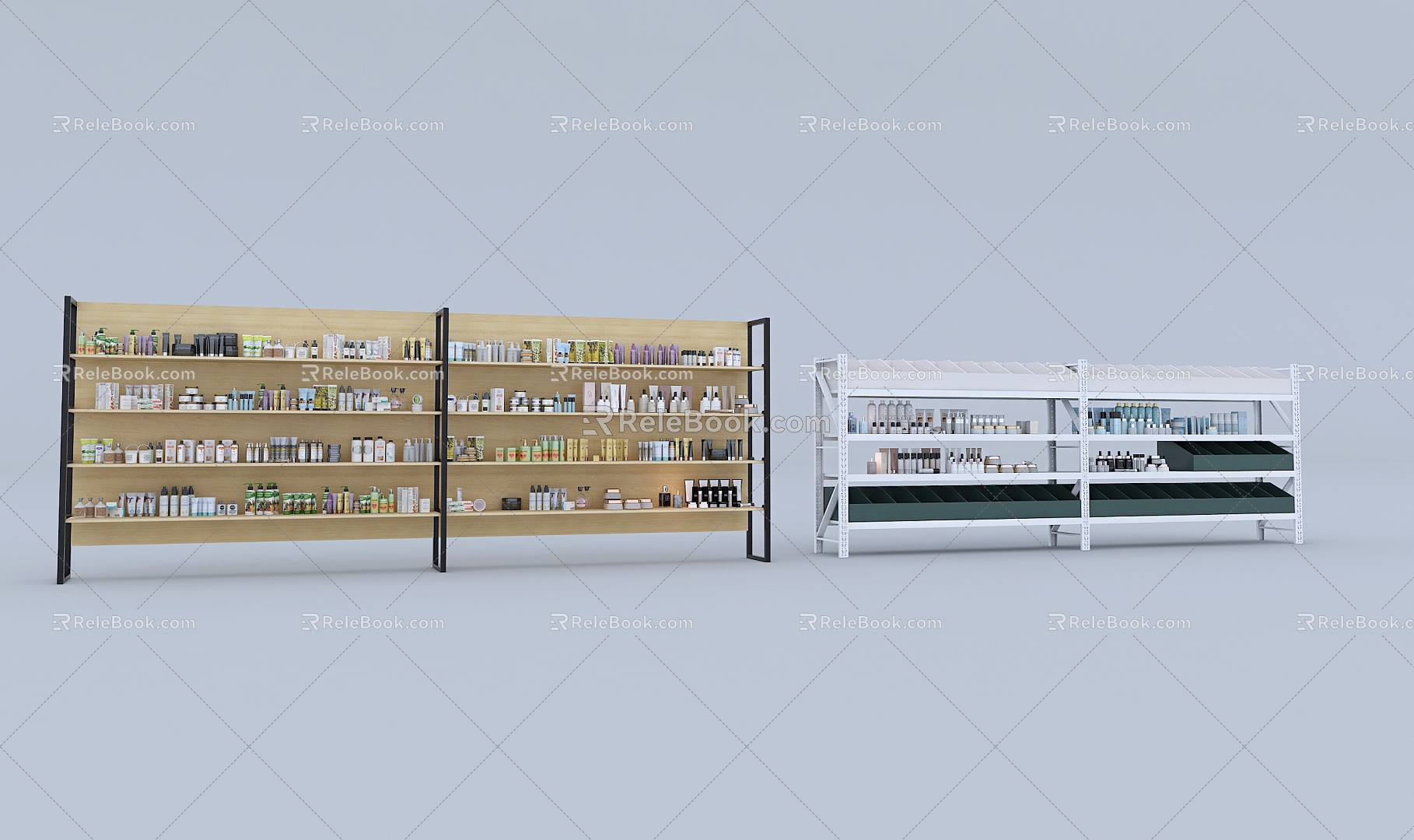 Cosmetic Shelf 1 3d model