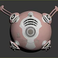 Modern Spaceship Spacecraft 3d model